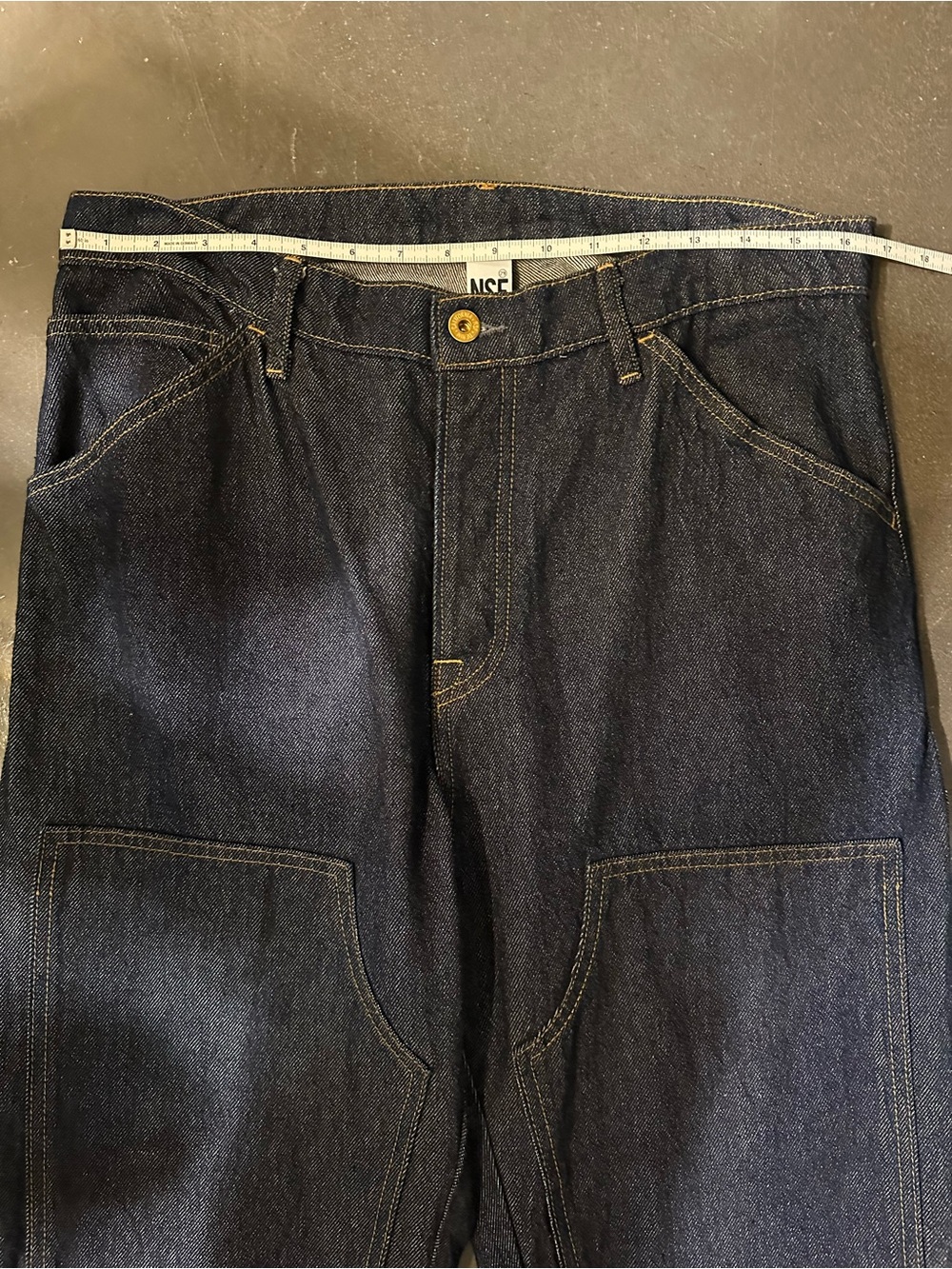 NWOT Women’s NSF Patchwork Utility Wide Leg Jeans - Size 29 - Indigo Rinse - Picture 10 of 15